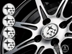 Subaru Custom Dome Stickers Rim Decals for Car Style